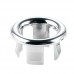 Bathroom Sink Basin Chrome Trim Overflow Hole Round Cover Silver  Suitable for All Types of Ceramic Pots Overflow Ring Generic On the Market(1#) - B07FYBQFF8
